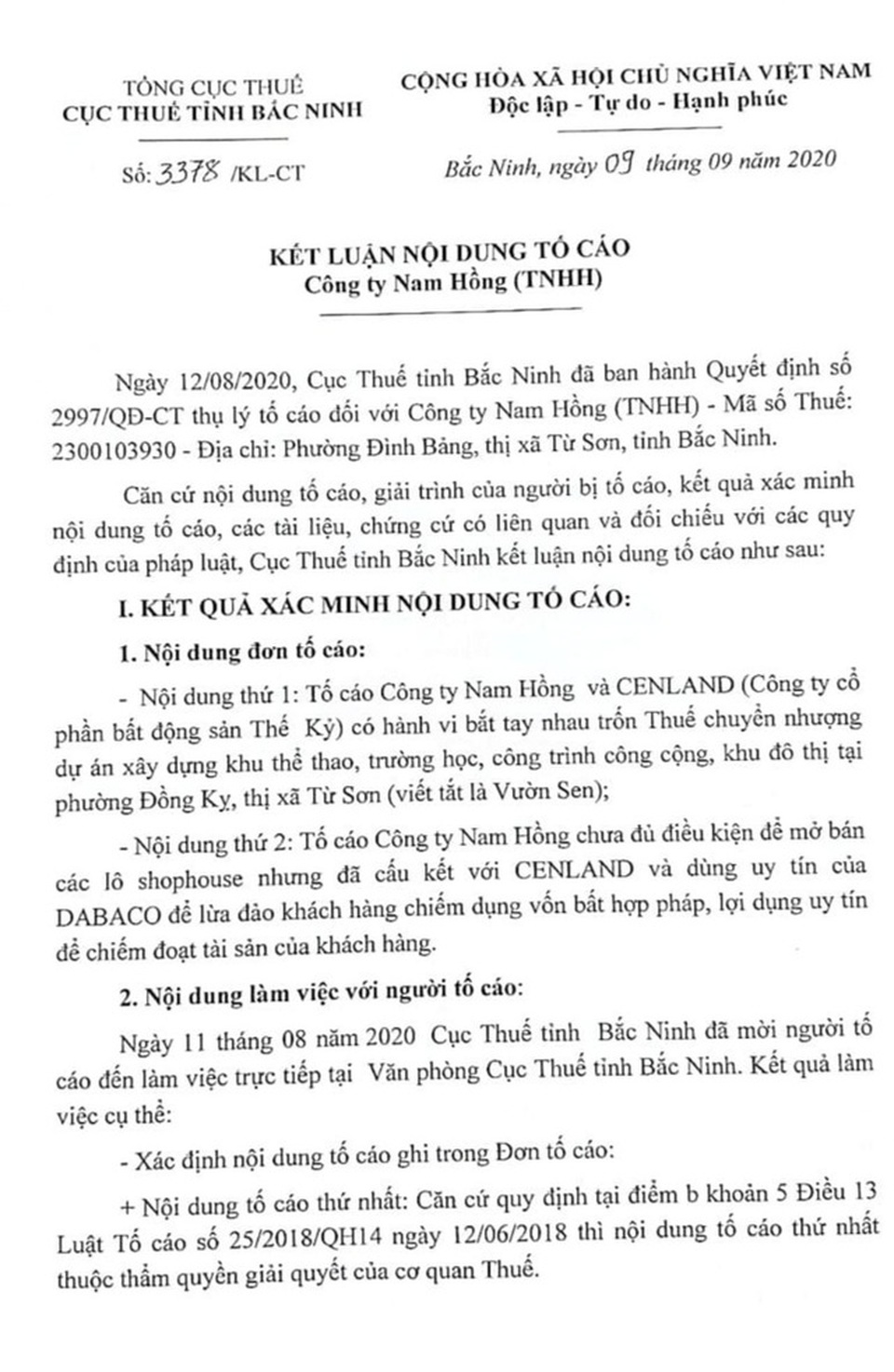 Thanh tra toàn diện dự án bị khách hàng ròng rã tố cáo lừa đảo tại Bắc Ninh - 5 Thanh tra toàn diện dự án bị khách hàng ròng rã tố cáo lừa đảo tại Bắc Ninh - 5