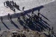 Rộ video binh sĩ Trung - Ấn đấm đá túi bụi ở biên giới