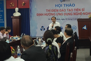 Thí điểm đào tạo tiến sĩ định hướng ứng dụng nghề nghiệp