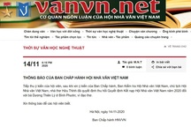 Hội Nhà văn Việt Nam thu hồi quyết định kết nạp một hội viên vì “đạo thơ”