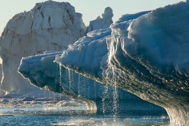 Băng tan ở hai cực làm cong bề mặt Trái đất