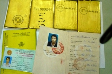 Bắt giữ 4kg kim loại vàng ở cửa khẩu Lào Cai