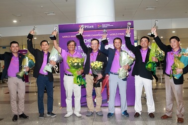 Lễ đón đội tuyển golf TPBank WAGC chiến thắng trở về