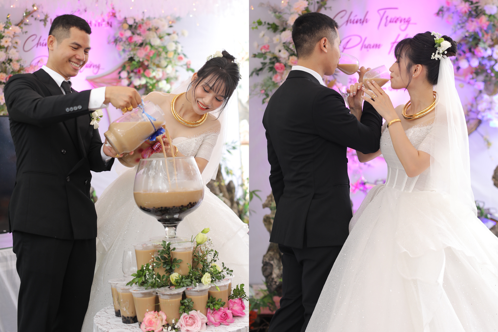 Đám cưới Hà Nội rót trà sữa thay rượu vang và chuyện tình định mệnh gây sốt - 1 Đám cưới Hà Nội rót trà sữa thay rượu vang và chuyện tình định mệnh gây sốt - 1