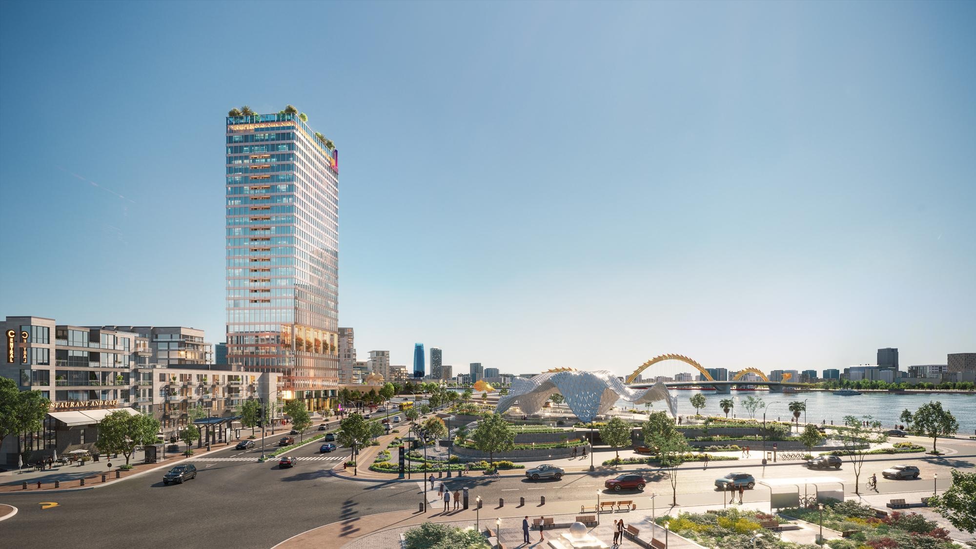 ຜູ້ຊ່ຽວຊານດ້ານການຂາຍຫຼາຍຮ້ອຍຄົນເຂົ້າຮ່ວມພິທີເປີດຕົວໂຄງການ The One Tower Da Nang - 5 Hàng trăm chuyên viên kinh doanh dự lễ ra quân dự án The One Tower Đà Nẵng - 5