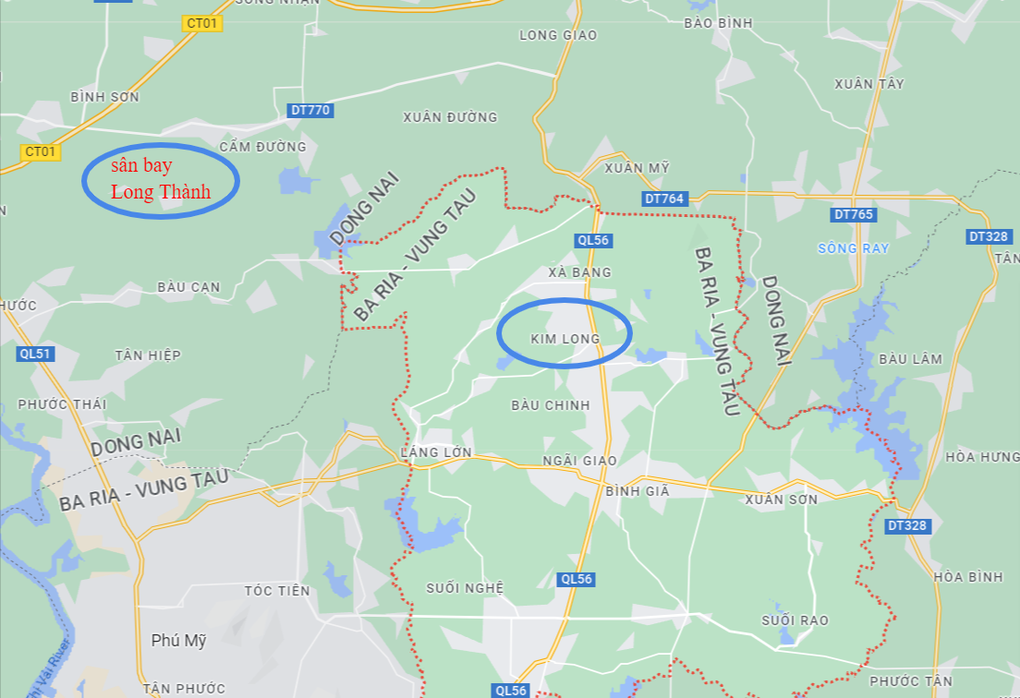 Quy hoạch khu đô thị hơn 2.200ha gần sân bay Long Thành - 1 Quy hoạch khu đô thị hơn 2.200ha gần sân bay Long Thành - 1