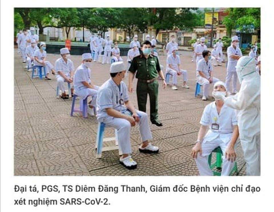 Giám đốc BV Quân y 110 nói gì về ảnh ghép kiểm tra xét nghiệm Covid-19? - 1 Giám đốc BV Quân y 110 nói gì về ảnh ghép kiểm tra xét nghiệm Covid-19? - 1