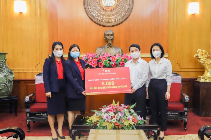 TNG Holdings Vietnam triển khai nhiều hoạt động thiết thực đồng hành cùng cuộc chiến chống Covid-19 - Ảnh 1. TNG Holdings Vietnam triển khai nhiều hoạt động thiết thực đồng hành cùng cuộc chiến chống Covid-19 - Ảnh 1.