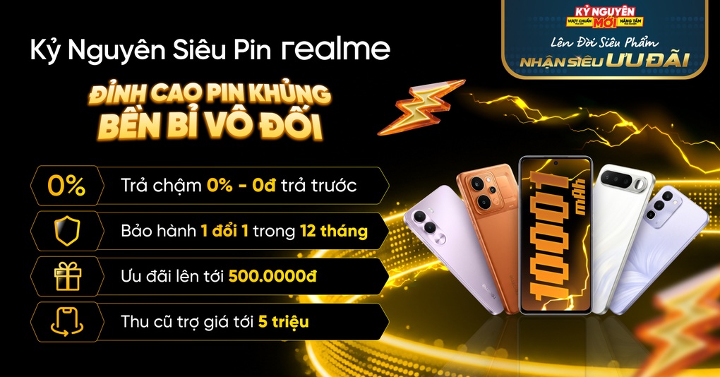Khách hàng thích thú khi trải nghiệm smartphone 3 ngày không sạc của realme - 4