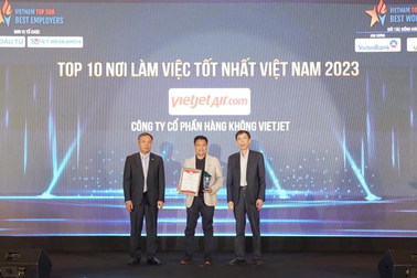 Vietjet vào top 5 "Nơi làm việc tốt nhất Việt Nam"