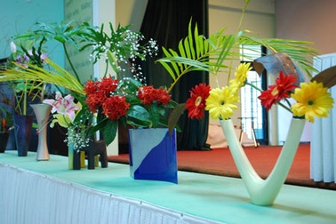 "Hút hồn" nghệ thuật cắm hoa Ikebana