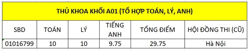 Chân dung các thủ khoa của 5 khối xét tuyển đại học - 9 Chân dung các thủ khoa của 5 khối xét tuyển đại học - 9