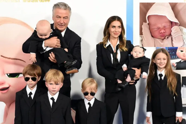 "Sao" U70 Alec Baldwin và vợ kém 26 tuổi khoe ảnh đứa con thứ 7