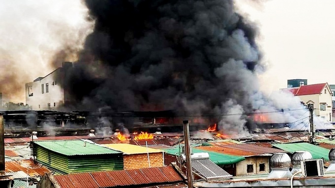 Hình ảnh tại vụ cháy chợ huyện Ea Súp tỉnh Đắk Lắk