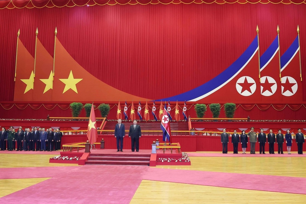 Lễ đón Tổng Bí thư Tô Lâm thăm cấp Nhà nước CHDC Nhân dân Triều Tiên - 6 Lễ đón Tổng Bí thư Tô Lâm thăm cấp Nhà nước CHDC Nhân dân Triều Tiên - 6