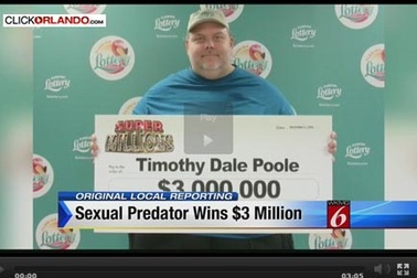 Tội phạm tình dục trúng độc đắc 3 triệu đô