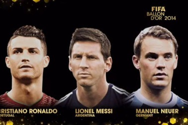 C.Ronaldo, Messi và Neuer đua Quả bóng vàng FIFA 2014
