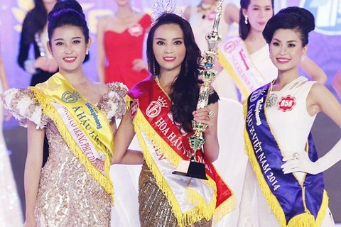 Nguyễn Cao Kỳ Duyên đăng quang Hoa hậu Việt Nam 2014
