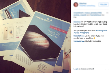 Lộ giá iPad Pro chính hãng 16,8 triệu đồng do Vinaphone phân phối