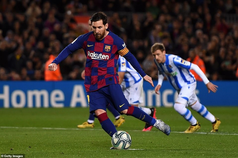 Messi ghi bàn, Barcelona hạ Sociedad và tạm chiếm ngôi đầu bảng - 10 Messi ghi bàn, Barcelona hạ Sociedad và tạm chiếm ngôi đầu bảng - 10