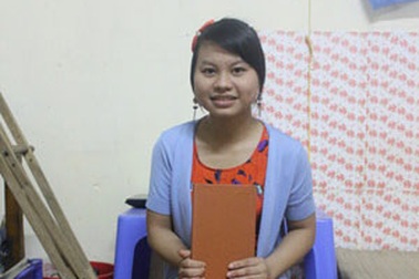 Nghị lực của nữ sinh một chân