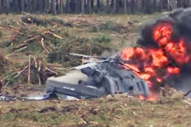 Trực thăng Mi-28 của Nga rơi khi trình diễn, phi công thiệt mạng