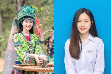 Mới nổi vì diện đồ dân tộc cực xinh, thiếu nữ Yên Bái lại có ảnh thẻ gây "sốt"