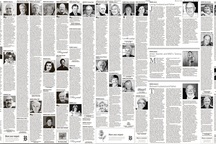 Báo chí khắp nước Mỹ ngập tràn cáo phó giữa lúc Covid-19 hoành hành