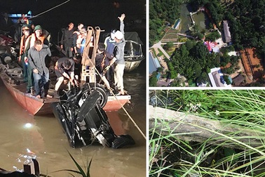 Công trình không phép “băm nát” Đền Hùng và xe Mercedes rơi xuống sông Hồng