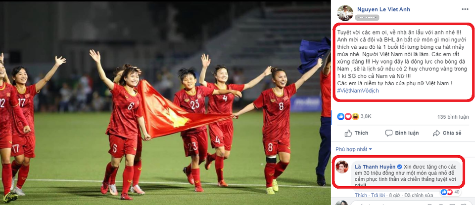 Sao Việt vỡ oà trước chiến thắng của U22 Việt Nam tại SEA Games 30 - 6 Sao Việt vỡ oà trước chiến thắng của U22 Việt Nam tại SEA Games 30 - 6