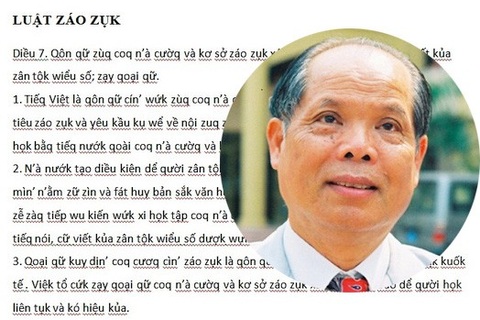 Bộ Giáo dục lên tiếng việc "đề xuất Tiếq Việt" gây sốc dư luận