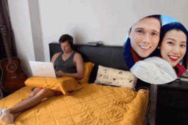 Căn hộ “nhỏ mà đắt đỏ” của Hoàng Oanh và chồng Tây tại Singapore