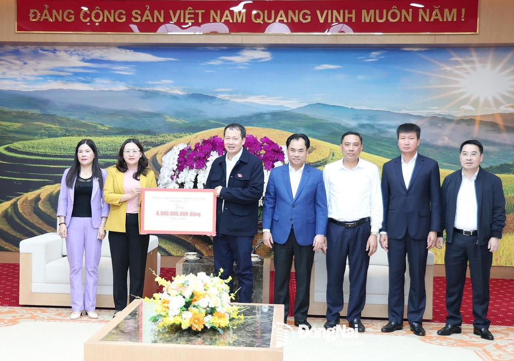 Đồng Nai hỗ trợ 41 tỷ đồng giúp 4 tỉnh miền Bắc khắc phục hậu quả bão lũ - 2 Đồng Nai hỗ trợ 41 tỷ đồng giúp 4 tỉnh miền Bắc khắc phục hậu quả bão lũ - 2