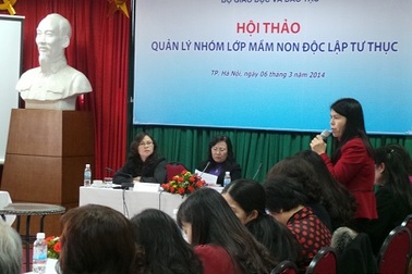 Không thể “xóa” nhóm lớp mầm non độc lập tư thục