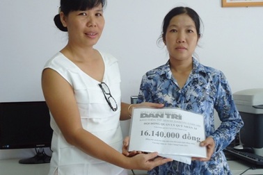 Hơn 16 triệu đồng đến với 2 anh em cùng mắc bệnh thiếu máu