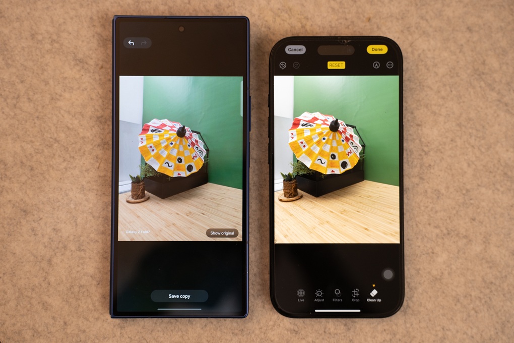 ប្រៀបធៀបមុខងារ AI នៅលើ iPhone និង Galaxy៖ តើផ្នែកមួយណាដែលឆ្លាតជាង? - ២ So sánh tính năng AI trên iPhone và Galaxy: Bên nào thực sự thông minh hơn? - 2