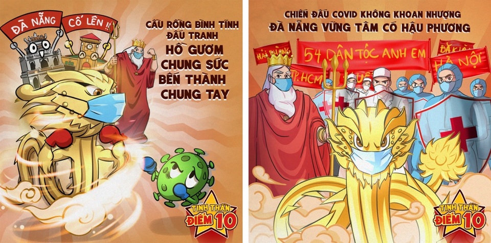 Vì sao bộ tranh “Tinh thần điểm 10” gây được sức hút trong cộng đồng mạng? - 2