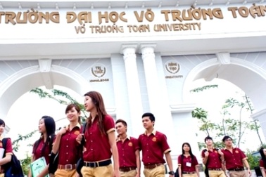 ĐH Võ Trường Toản: Điểm xét tuyển từ 15 điểm trở lên