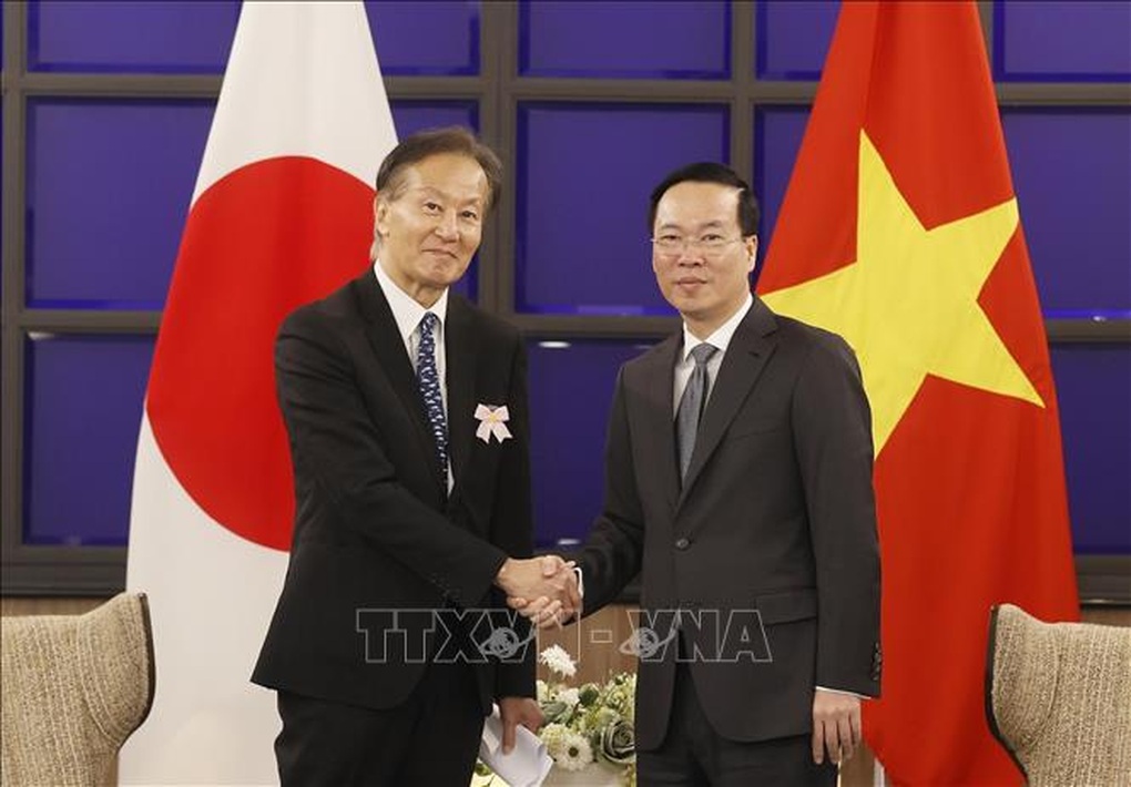 Chủ tịch nước Võ Văn Thưởng tiếp lãnh đạo Hiệp hội Hữu nghị Kyushu - Việt Nam - 1 Chủ tịch nước Võ Văn Thưởng tiếp lãnh đạo Hiệp hội Hữu nghị Kyushu - Việt Nam - 1