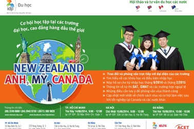 Hội thảo và Tư vấn du học Mỹ - Anh - Canada và New Zealand