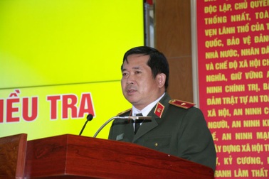 Thiếu tướng Đinh Văn Nơi: "Quyết liệt trong điều tra, xử lý tội phạm"
