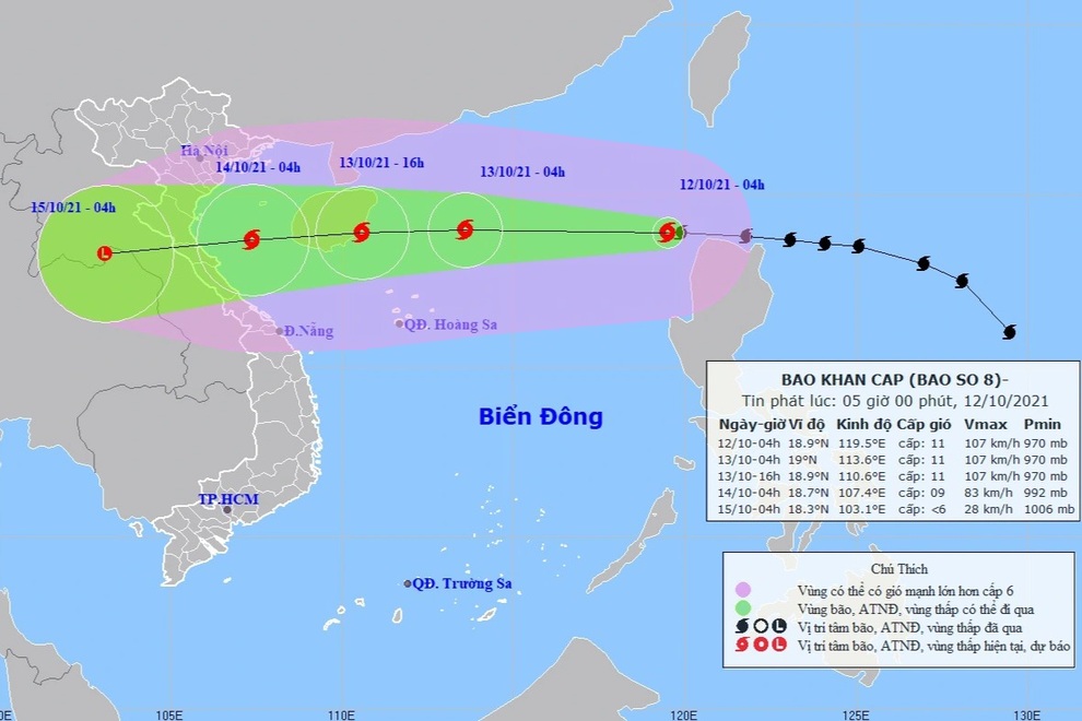 Bão Kompasu đã vào Biển Đông - 1 Bão Kompasu đã vào Biển Đông - 1
