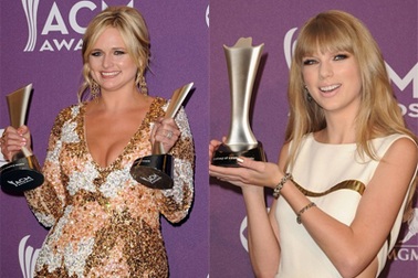 Taylor Swift, Miranda Lambert thắng lớn tại lễ trao giải nhạc đồng quê