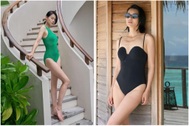 Á hậu "5 năm sinh ba đứa" khoe dáng hoàn hảo, hôn nhân viên mãn ở tuổi U50