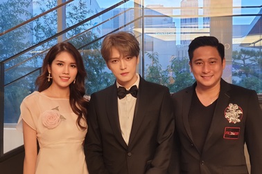 Vợ chồng Minh Tiệp - Thùy Dương hội ngộ dàn "sao" Châu Á