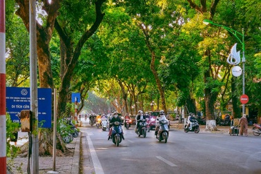 Phố Phan Đình Phùng bình yên những ngày đông về