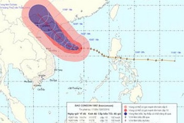 Bão Conson có thể thành “siêu bão”