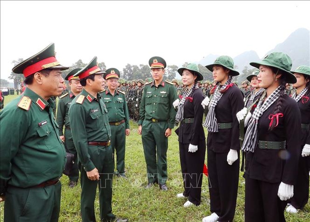 Hợp luyện các lực lượng vũ trang diễu binh, diễu hành kỷ niệm Chiến thắng Điện Biên Phủ - 6 Hợp luyện các lực lượng vũ trang diễu binh, diễu hành kỷ niệm Chiến thắng Điện Biên Phủ - 6
