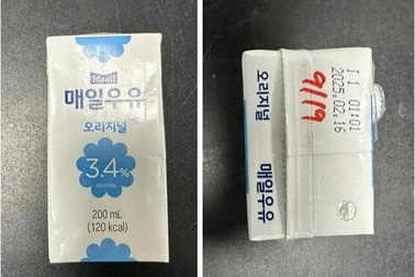 Sữa tiệt trùng nhiễm chất tẩy rửa tại Hàn Quốc buộc thu hồi