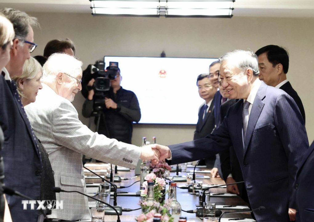 Tổng Bí thư Tô Lâm tiếp Tổng Bí thư Đảng Cộng sản Anh Robert Griffiths - 1 Tổng Bí thư Tô Lâm tiếp Tổng Bí thư Đảng Cộng sản Anh Robert Griffiths - 1